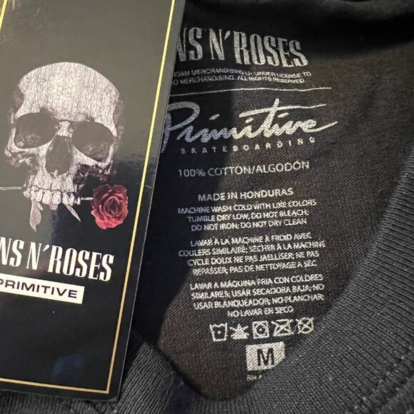 Guns N' Roses X Primitive Night Train Tee NWT Sz M - Picture 4 of 4